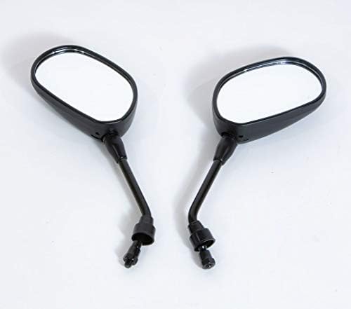 Deluxe Scooter Rear View Mirror Pair for Most Pride Mobility Scooters (Only Works with Scooters with Screw Holes On The Tiller)