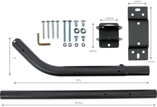 Channel Master Universal Antenna Mount - Sturdy Steel Adjustable Mount for Secure TV Antenna Installation, 1.5" Pole Diameter, Extends from 24"- 44"