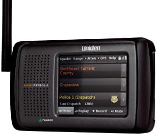 Uniden HomePatrol-2 Color Touchscreen Simple Programing Digital Scanner, TrunkTracker V and S, A, M, E, Emergency/Weather Alert, Digital Capable