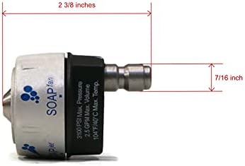 The ROP Shop | New 5-in-1 Spray Nozzle 1/4" Quick Connect for Ryobi Power Pressure Water Washer