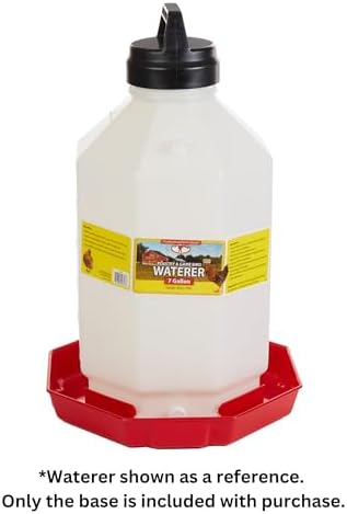 Miller Little Giant PPF302 Poultry Waterer Fount - Base ONLY for PPF3 PPF5 and 7