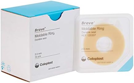 Brava Ostomy Ring 2 mm Thick, Diameter 2 Inch, Moldable 120307, 10 Ct