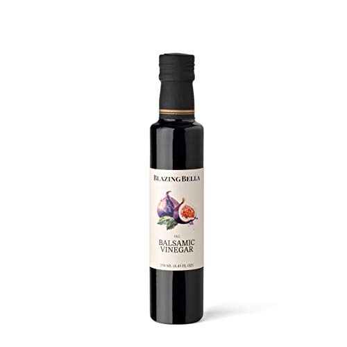 Blazing Bella Barrel Aged Balsamic Vinegar of Modena, Italy – Thick, Rich & Naturally Sweet – Premium Traditional Italian Balsamic for Everyday Use – 16.9 fl oz (500ml)