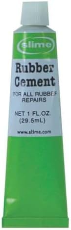 Slime 1022-A Tube Rubber Patch Kit, for Bikes and Other Inflatables, Contains, 5 Patches, Scuffer and Glue