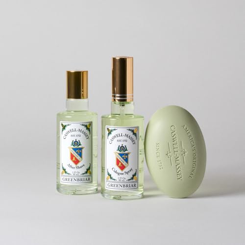 Caswell-Massey Number Six Gold Cap After Shave, Soothing Aftershave with Orange Blossom, Bergamot & Rosemary, 3 Fl Oz