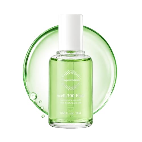 OxygenCeuticals Acell-300 Fluid – Patented ACELL-300 Complex with Plant-Based Oils, Strengthens Skin Barrier & Locks Moisture