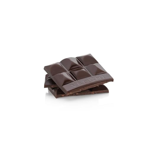 Venchi - Barrel-Aged 80% Extra Dark Chocolate Bar, 2.46 oz - Made from Select Cocoa Blends - Gluten Free - Vegan
