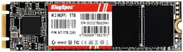 KingSpec 1TB M.2 SATA III 2280 SSD, NOT for NVMe Slots | SATA3 6Gb/s, B+M Key, Up to 550MB/s, Internal Solid State Drives for Laptop / Desktop Upgrades