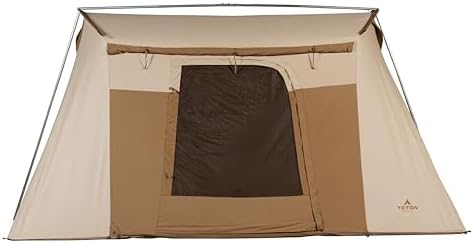 Teton Sports Canvas Tents, Tent for Family Camping in All Seasons, The Right Shelter for Your Base Camp, Waterproof
