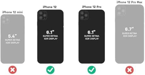 OtterBox iPhone 12 & iPhone 12 Pro Commuter Series Case - Black, Slim & Tough, Pocket-Friendly, with Port Protection