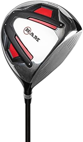 RAM Golf Accubar Golf Clubs Set - Graphite Shafted Woods and Stainless Steel Irons - Lefty