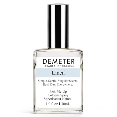 DEMETER Natural Perfume Spray Cologne for Women and Men, Linen, 1 oz