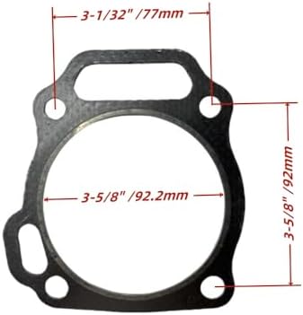 Gaskets for Carburetor Muffler Cylinder Head Crankcase Cover and Oil Seals for Predator Inverter Generators 9500-Watt Surge (SKU# 71365