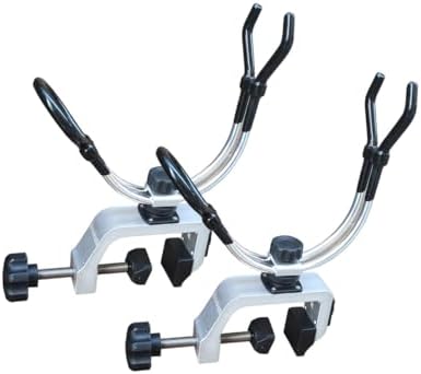 Brocraft 2Pcs Heavy Duty Fishing Pole Rod Holder with Aluminum Universal Clamp (Generation 2)