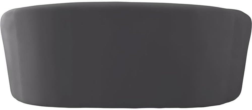 Meridian Furniture 610Black-L Riley Collection Modern | Contemporary Velvet Upholstered Loveseat with Rounded Contemporary Design, Black