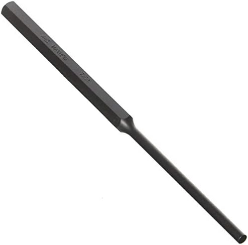 Mayhew Tools 21505 Extra Long Pin Punch, 7/32" x 8", Black Oxide Finish