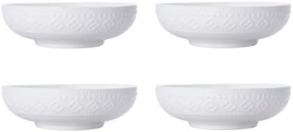 Pfaltzgraff Haisley 12-Piece Dinnerware Set, White