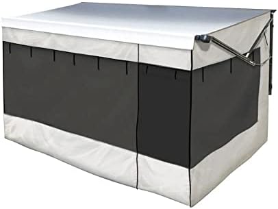 Solera Family Room RV Awning Screen Room, 15', for 10'-21' Manual or Power RV Awnings, Polyester Fabric Construction, Weatherproof, Storage Bag, Compatible with Solera, Dometic, Carefree - 362230