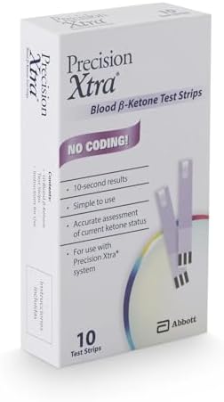 Precision Xtra End/Top Fill Blood Ketone Strip