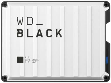 WD_BLACK 4TB P10 Game Drive, Portable External Hard Drive, Works with Playstation, Xbox, & PC - WDBA3A0040BBK-WESN