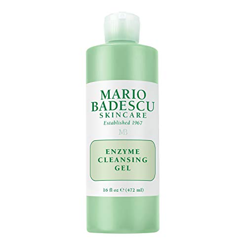 Mario Badescu Enzyme Cleansing Gel Face Wash, Oil-Free Facial Cleanser with Papaya Enzyme & Grapefruit Extract, Exfoliating Skin Care for All Skin Types, Removes Excess Oil & Impurities