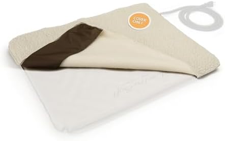 K&H Heated Pad Cover, Lectro-Soft Small Outdoor Dog Bed Replacement Cover | Fits K&H Lectro-Soft Small Beds (Heated Bed Sold Separately), Machine Washable Fleece Cover, 18x14in