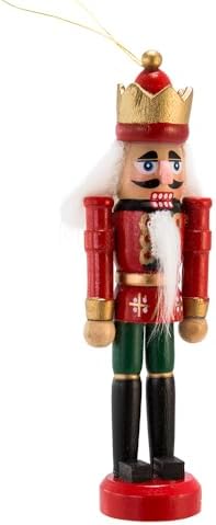 Kurt Adler Wooden Nutcracker Ornament Set, 5-inch Height, Multicolor, Wood