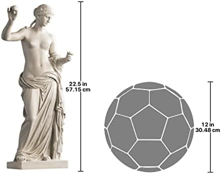 Design Toscano Venus of Arles Greek Goddess Statue, Gallery, 23 Inch, Polyresin, Antique Stone