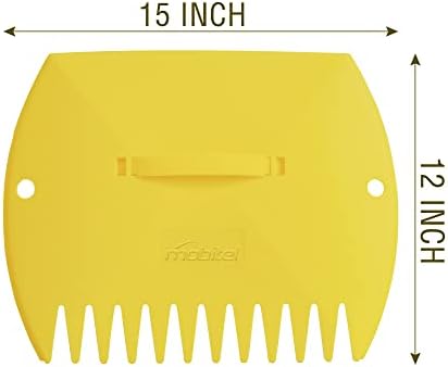 Mobitel Leaf Scoops Hand Rakes -Large Leaf Grabber for Picking Up Yard Leaves, Lawn Garbage and Grass Clippings