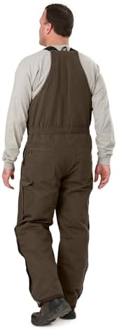 Berne Men's Heartland Insulated Washed Duck Bib Overall