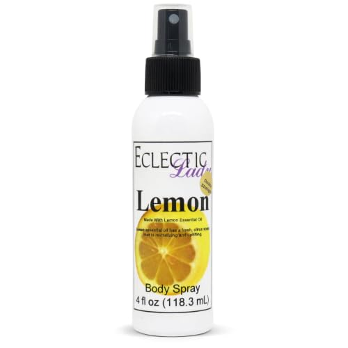 Lemon Body Spray, Double Strength, 2 ounces, Body Mist