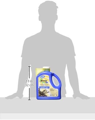 Roundup QuikPro, 6.8 lb. Jug | Water-Soluble Granules, Makes 72 Gallons, Visible Results in 24 Hours, Complete Weed Control