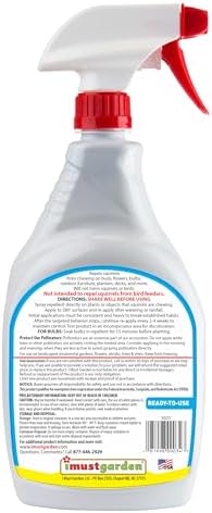 I Must Garden Squirrel Repellent: Stops Chewing on Plants/Furniture - 1 Gal