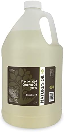 Fractionated Coconut Oil (MCT Oil) Oil Gallon for Massage, Diluting Essential Oils, Hair & Skin Care Moisturizer - by Nature's Oil