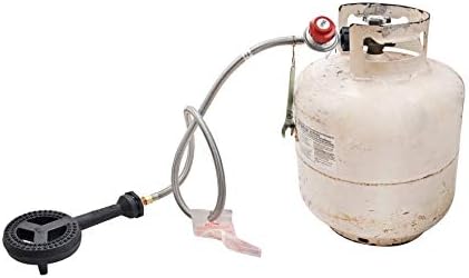 ARC 65K BTU Cast Iron Burner Head, 0-20 PSI Regulator & Hose Set