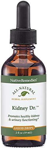 Native Remedies Kidney Dr. - All Natural Herbal Supplement for Kidney and | Urinary System Health - 59 mL