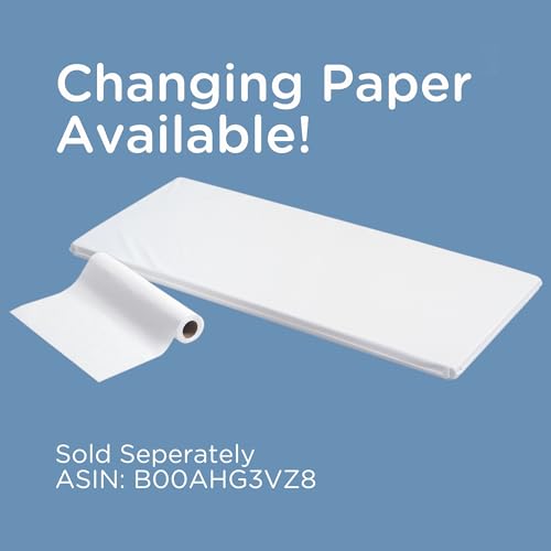 Children's Factory Vinyl Changing Pad with Waterproof Seams, 39" x 17" Pad | Wipeable Baby Changing Pad, Easy to Clean Portable Changing Pad
