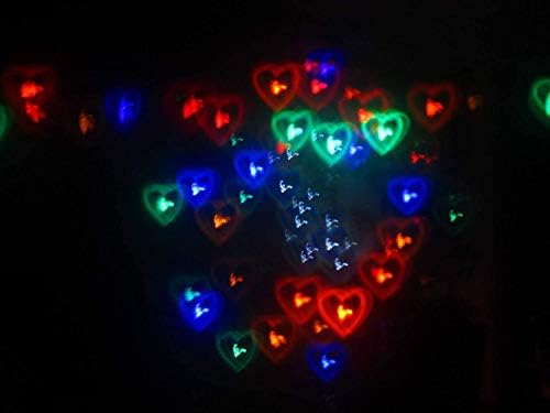 30 Packs Rainbow Hearts Diffraction Glasses Heart Shapes 3D Glasses Special Effect Light for Outdoor Music Party/Bar/Fireworks