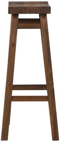Boraam Sonoma Saddle Stool, Chestnut