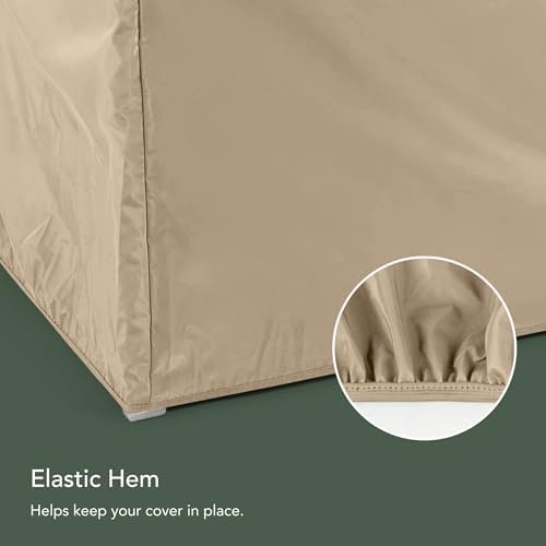 Covermates Classic Heavy-Duty Air Conditioner Cover - Durable All-Weather Protection for Outdoor Central AC Units - Water-Resistant 12-Gauge Vinyl Shell, 26W x 26D x 32H, Green
