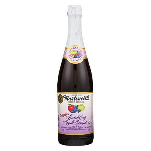 Martinelli's Organic Sparkling Apple Grape 25.4 Fl Ounce