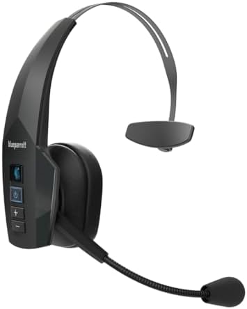 BlueParrott B350-XT Noise Cancelling Bluetooth Headset - Updated Design with Industry Leading Sound & Improved Comfort