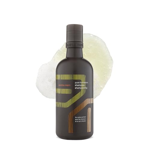 Aveda Men Pure-Formance Shampoo | Daily Lightweight Formula for Men’s Hair | Cleanses and Refreshes Hair and Scalp | Scalp Care | 96% Naturally