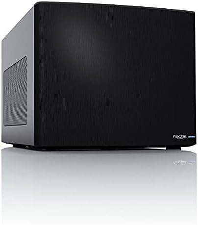 Fractal Design Node 304 - Black - Mini Cube Compact Computer Case - Small Form Factor - Mini ITX – Mitx - High Airflow - Modular Interior - 3X