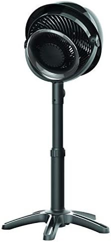 Vornado 7803 Large Pedestal Whole Room Air Circulator, Fan with Adjustable Height, 33-40 in, 3 Speed Settings, Removable Grill for Cleaning, Black Standing Floor Fan for Bedroom