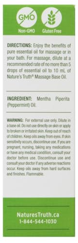 Nature's Truth Essential Oil, 100% pure Peppermint Oil, 1 Count