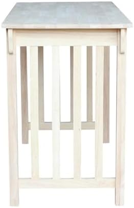 International Concepts T-2448 Counter Height Mission Table, 24" x 48"