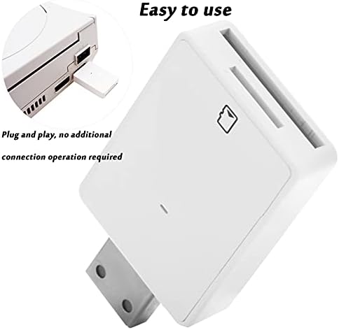 Reader,DC Memory Adapter Reader,Support TF and,Plug and Play,LED Status Indicator, Suitable for Dreamshell V4.0 Game Console