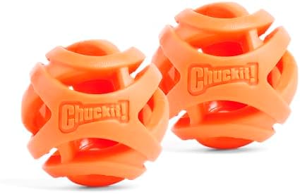 Chuckit! Air Fetch Ball Dog Toy, Small (2 Inch Diameter), for dogs 0-20 lbs, Pack of 2
