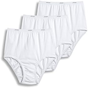 Jockey Women's Underwear Plus Size 100% Cotton Classic Brief - 3 Pack